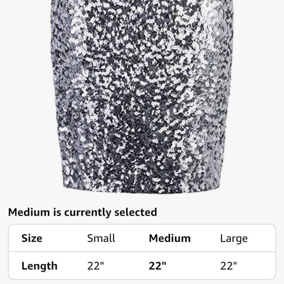 Women's Sequence Skirt High Waist - Picture 1 of 6